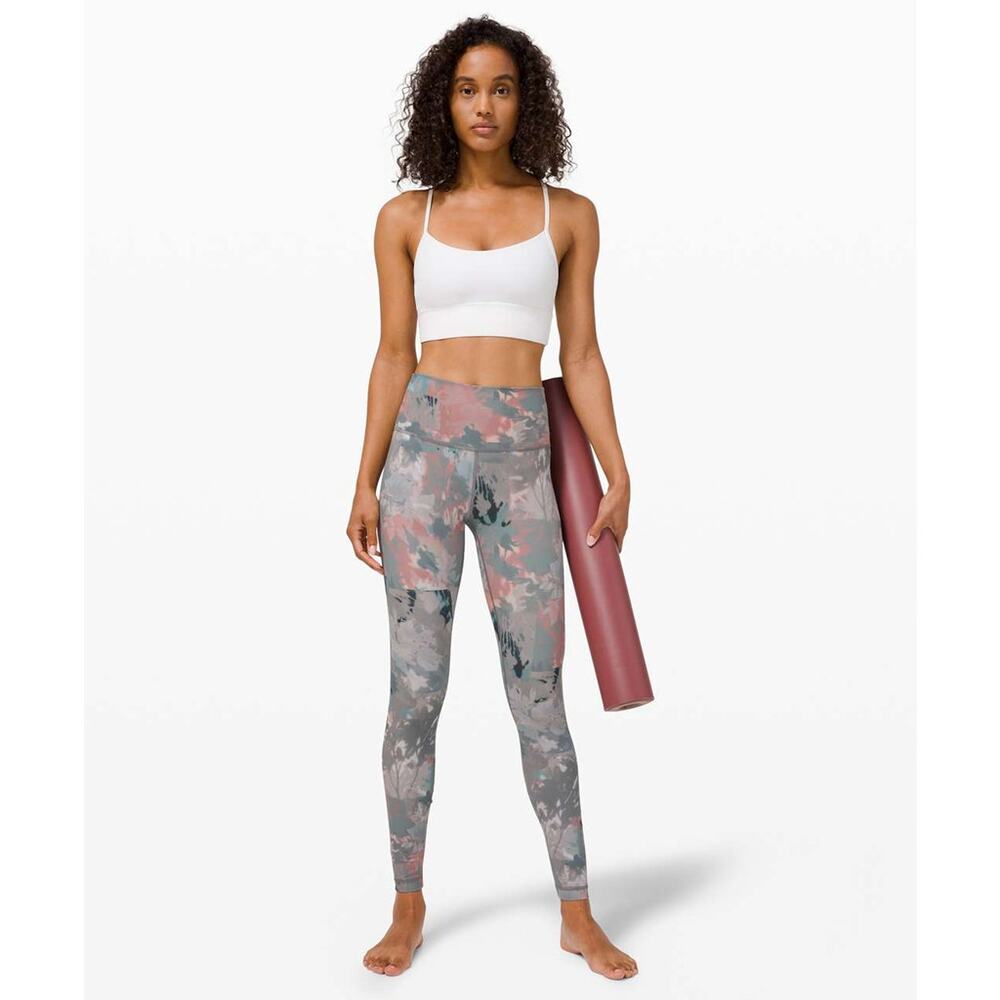 Lululemon Wunder Under High-Rise Tight Leggings 28" Untamed Nature Multi Gray 6 - Picture 3 of 12